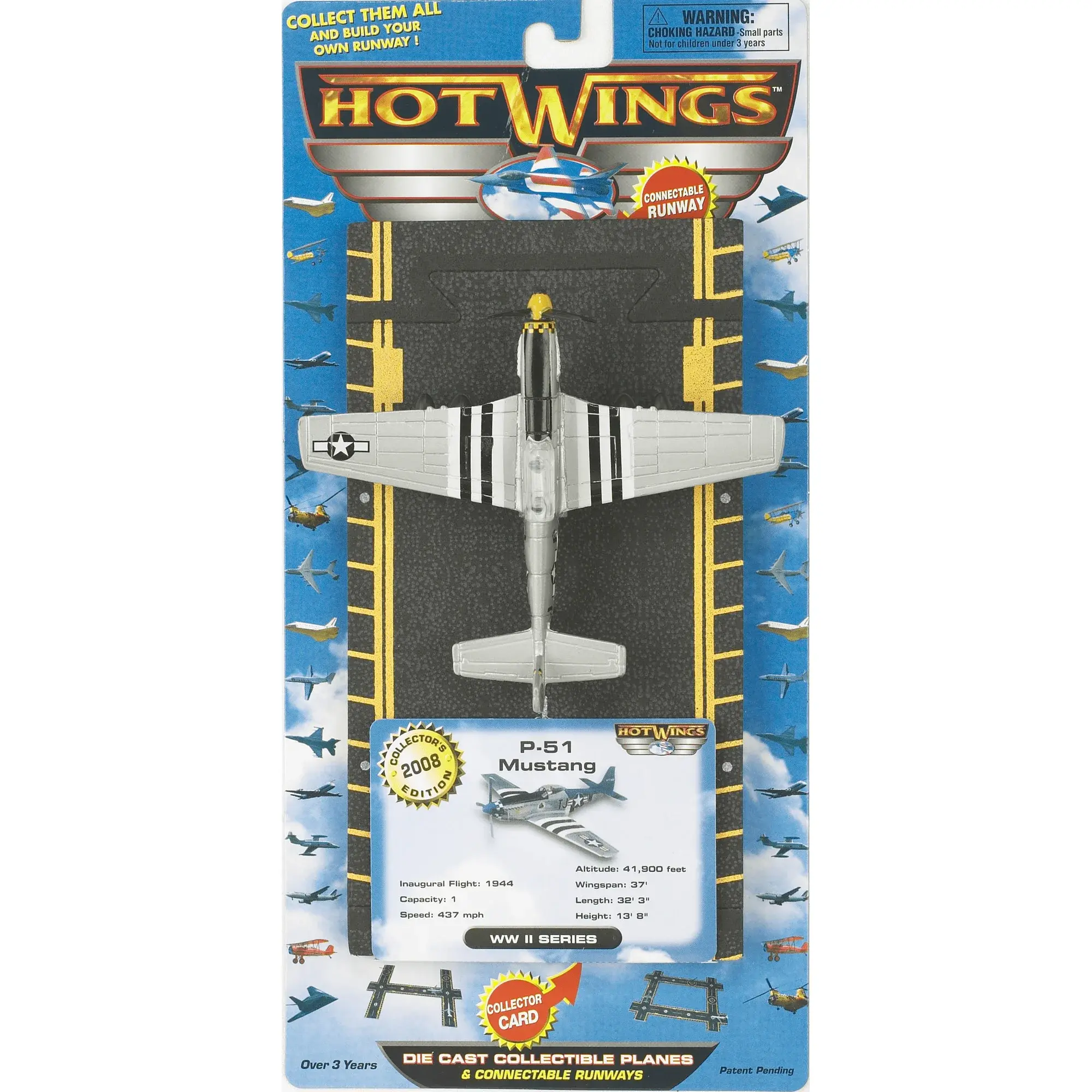 Hot Wings: P-51 Mustang (Black & Yellow) - Planewear