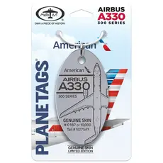 Plane Tag American Airlines A330 Grey