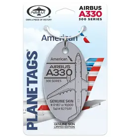Plane Tag American Airlines A330 Grey