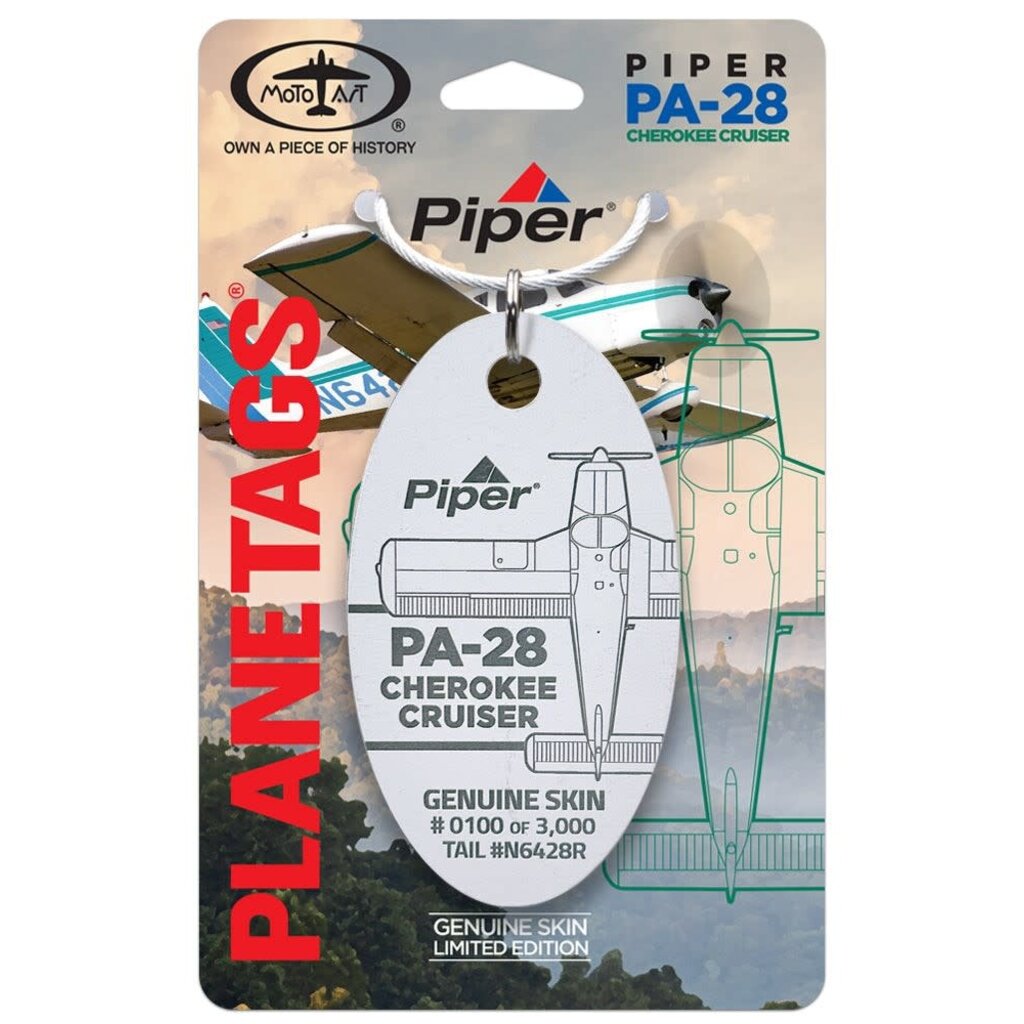 Plane Tag Piper PA-28 Cherokee