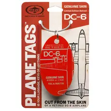 Plane Tag DC-6 Limited Edition Red