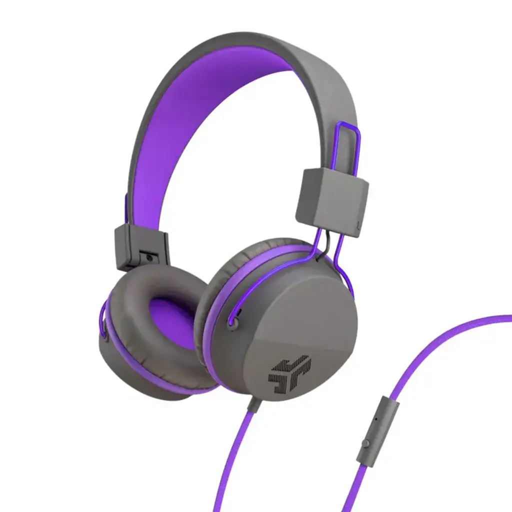 WHJLB- JBuddies Studio On-Ear Kids Wired Headphones Graphite/Violet
