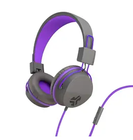 WHJLB- JBuddies Studio On-Ear Kids Wired Headphones Graphite/Violet