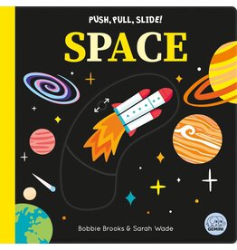 Space Push, Pull, Slide Kids Book