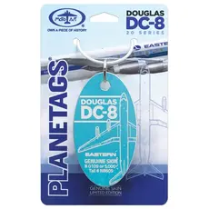 Plane Tag Eastern DC-8 Light Blue