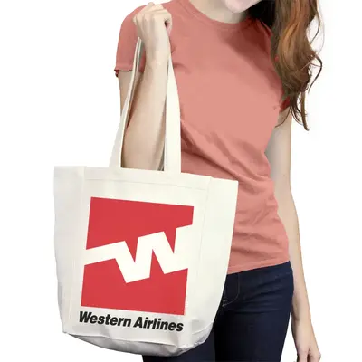 WHMS- Western Logo Vintage Tote Bag