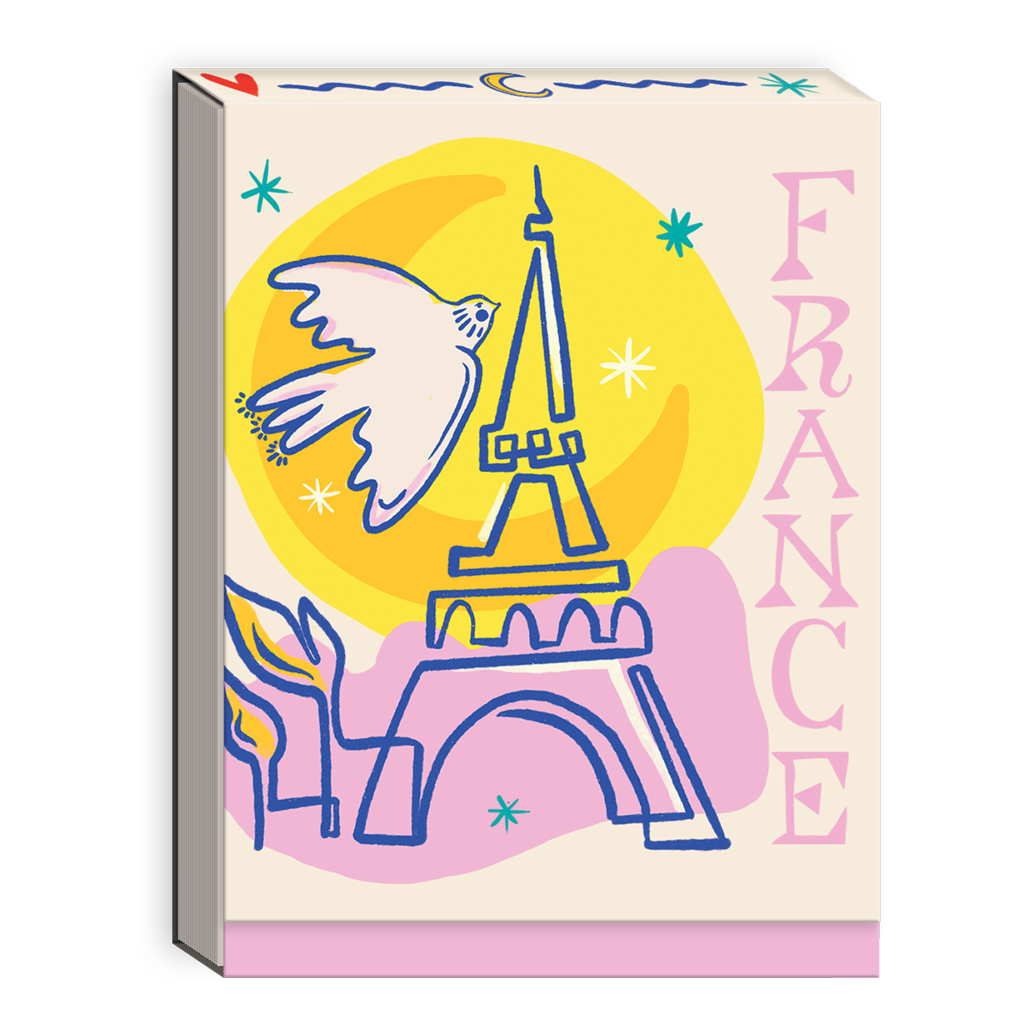 1MR- Destinations France Pocket Notepad
