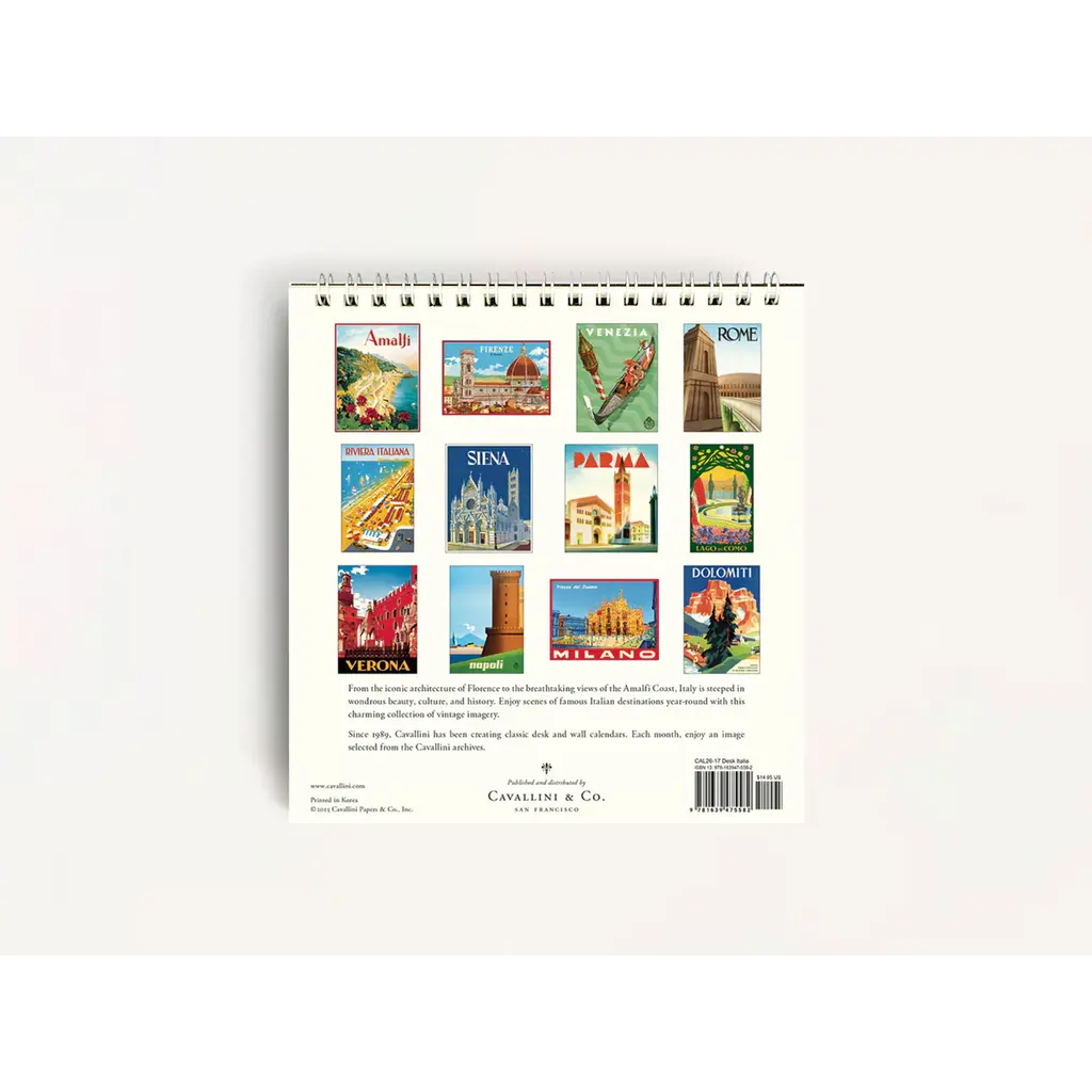WHCV- Italia 2026 Desk Calendar