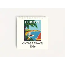 WHCV- Vintage Travel 2026 Desk Calendar