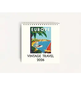 WHCV- Vintage Travel 2026 Desk Calendar