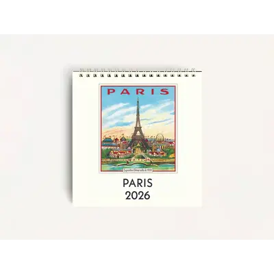 WHCV- Paris 2026 Desk Calendar