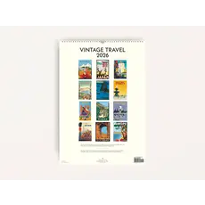 WHCV- Vintage Travel 2026 Wall Calendar