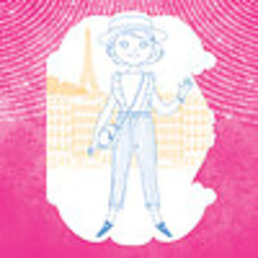 WHTPS- Little Fashionista Goes to France - Coloring Book & Stickers