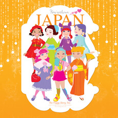 WHTPS- Little Fashionista Goes to Japan Coloring Book & Stickers