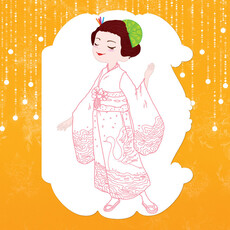 WHTPS- Little Fashionista Goes to Japan Coloring Book & Stickers