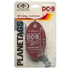 Plane Tag DC-9 Aero California Vino