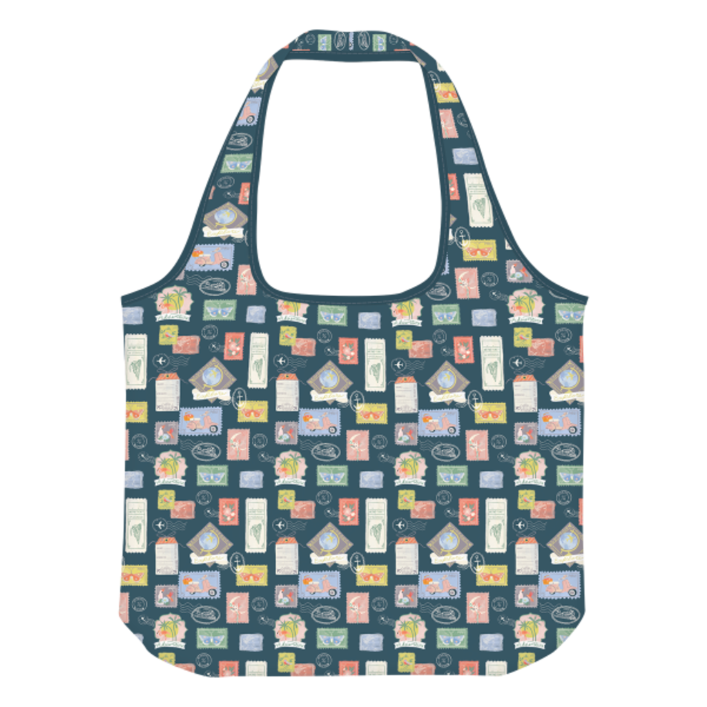 1MR- Packabale Tote Going Places Stamps