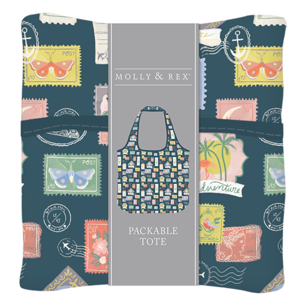 1MR- Packabale Tote Going Places Stamps