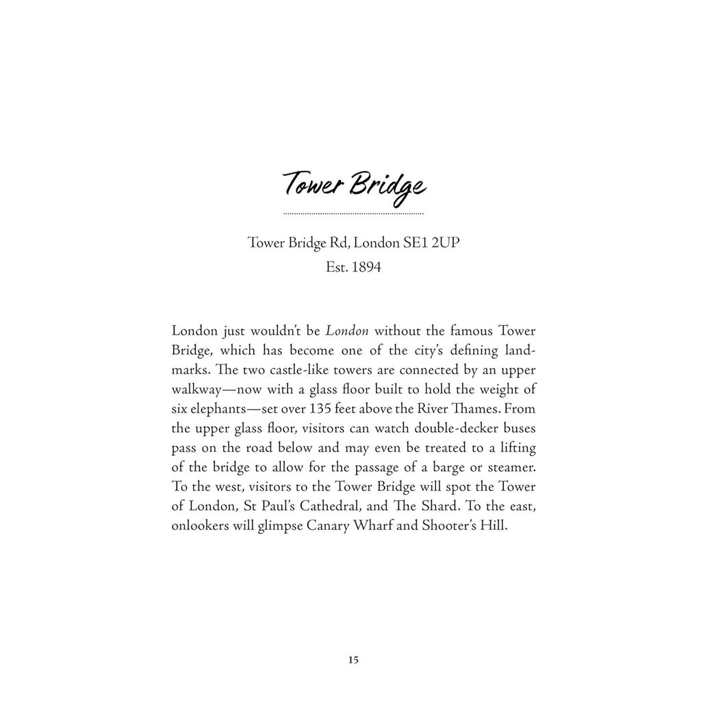 London A Color-Your-Own Travel Journal