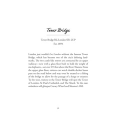 London A Color-Your-Own Travel Journal