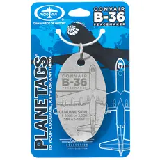 Plane Tag Convair B-36 Peacemaker Metal