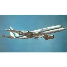 Plane Tag Eastern DC-8 Light Blue