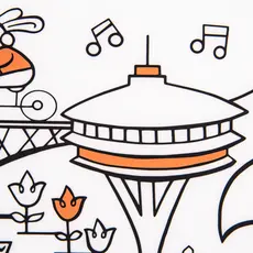 WH1MT- Mark-Mat Set (w/3 markers) Seattle