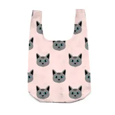 WHLR- Reusable Tote Bag with Cat Charm
