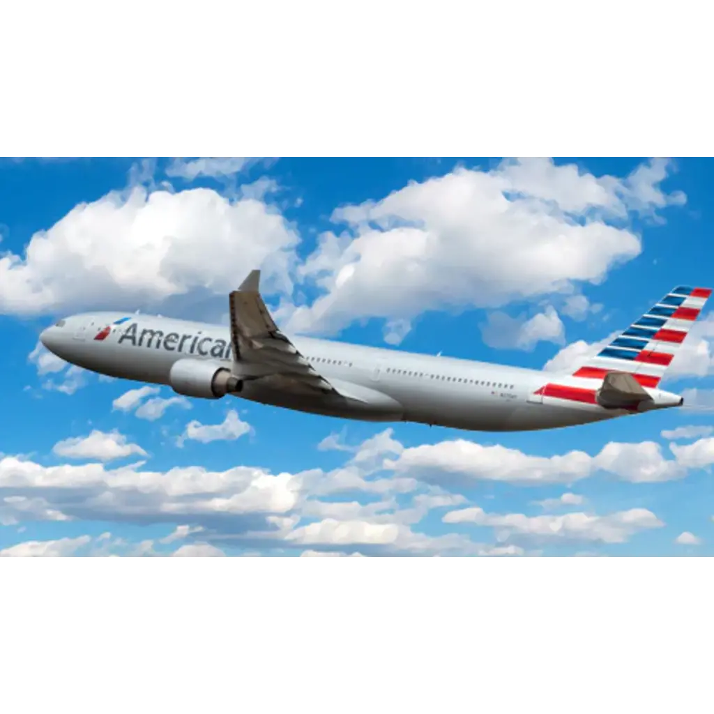 Plane Tag American Airlines A330 Grey