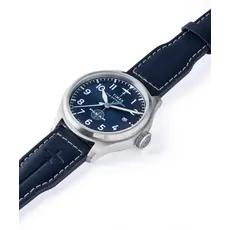WH1TX- Timex Pan Am Waterbury Auto Blue Dial Blue Strap Watch