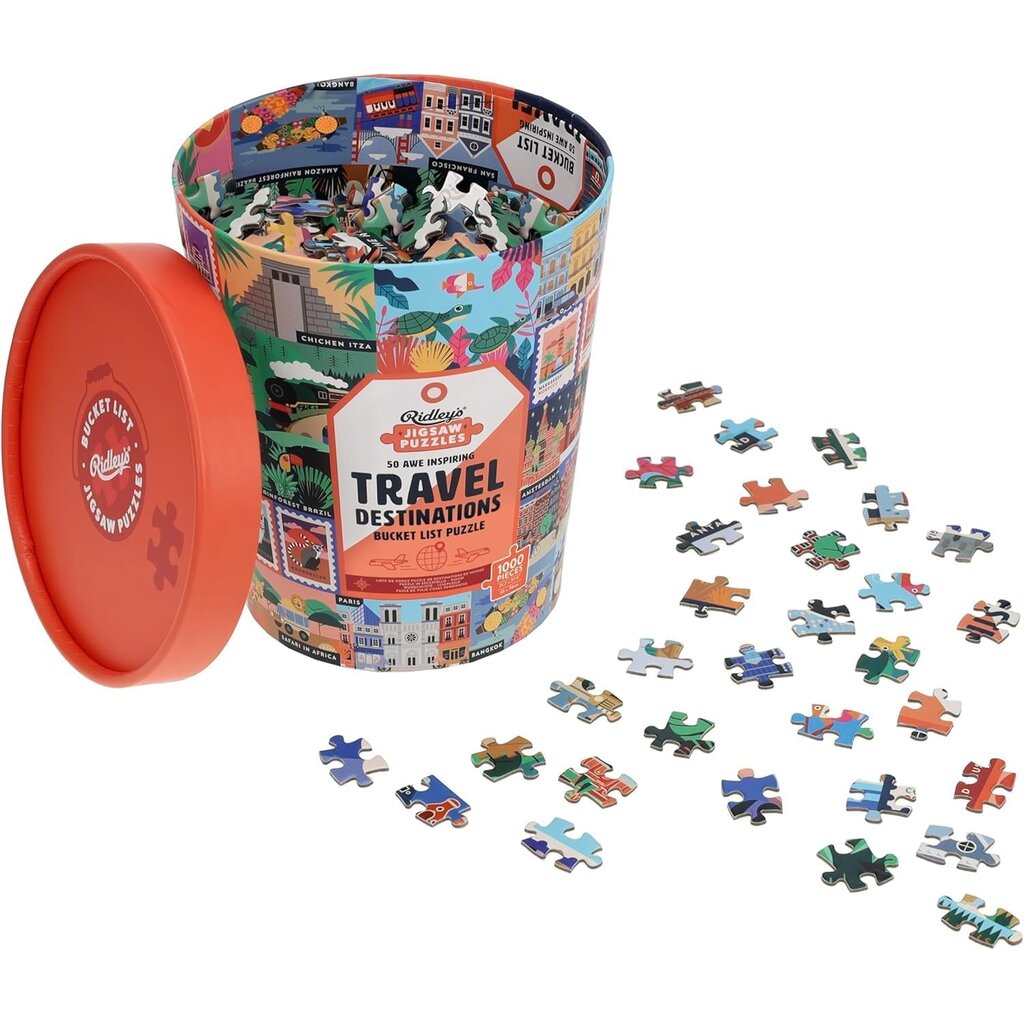 1000 Piece Travel Destinations Puzzle