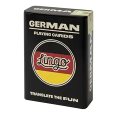 WH1LGO Playing Cards Lingo German Travel Tin