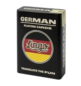 WHLGO Playing Cards Lingo German Travel Tin