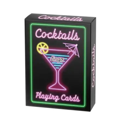 WHLGO Cocktails Recipes Playing Cards