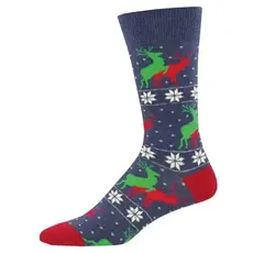XMAS Naughty Reindeer Mens Christmas Socks