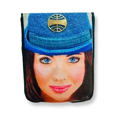 WHDJ- Beaded Crossbody Pan Am Stewardess Bag