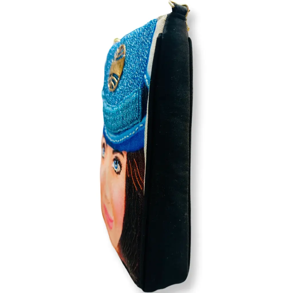 WHDJ- Beaded Crossbody Pan Am Stewardess Bag