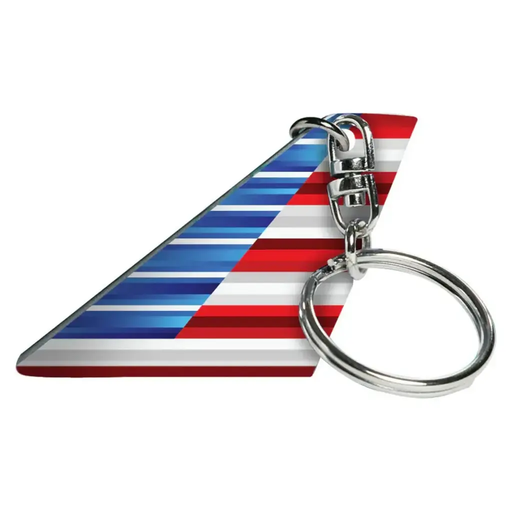 American Logo Tail Keychain