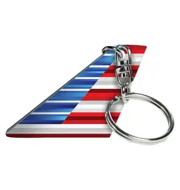 American Logo Tail Keychain