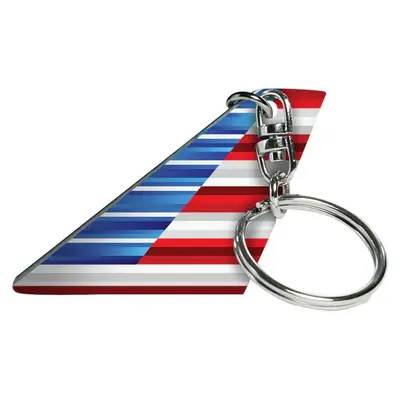 American Logo Tail Keychain