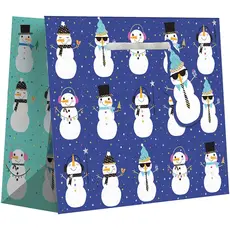 XMAS Snowman Party Christmas Gift Tote Bag