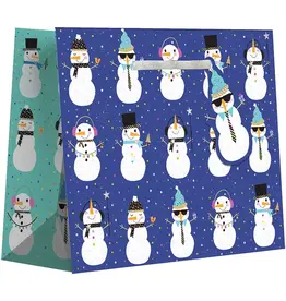 XMAS Snowman Party Christmas Gift Tote Bag