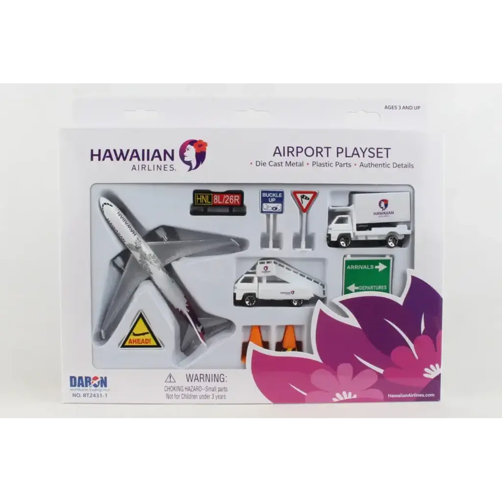 Hawaiian Airlines Playset Kids Toy