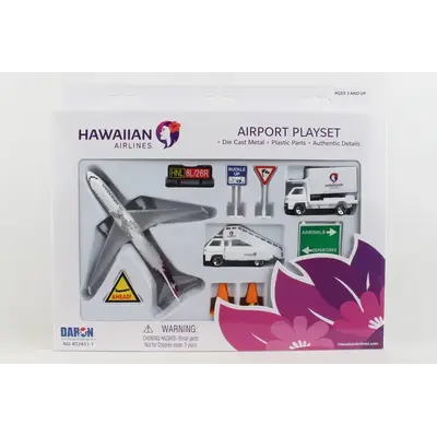 Hawaiian Airlines Playset Kids Toy