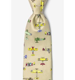 WHAN- Vintage US Warplanes Khaki Necktie