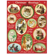 XMAS Christmas Mini Cats Puzzle 240 Piece