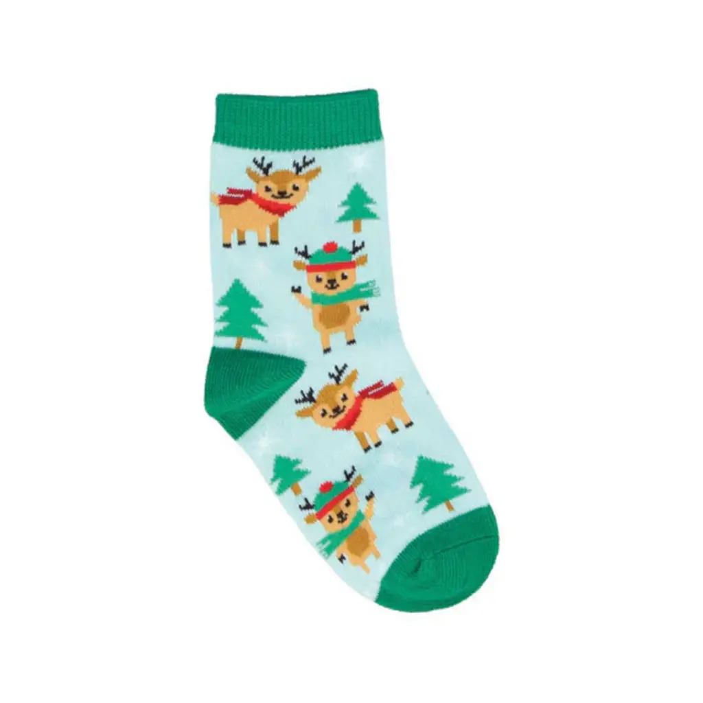XMAS Reindeer Games Kids Christmas Socks