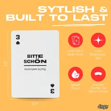 WH1LGO Playing Cards Lingo German Travel Tin