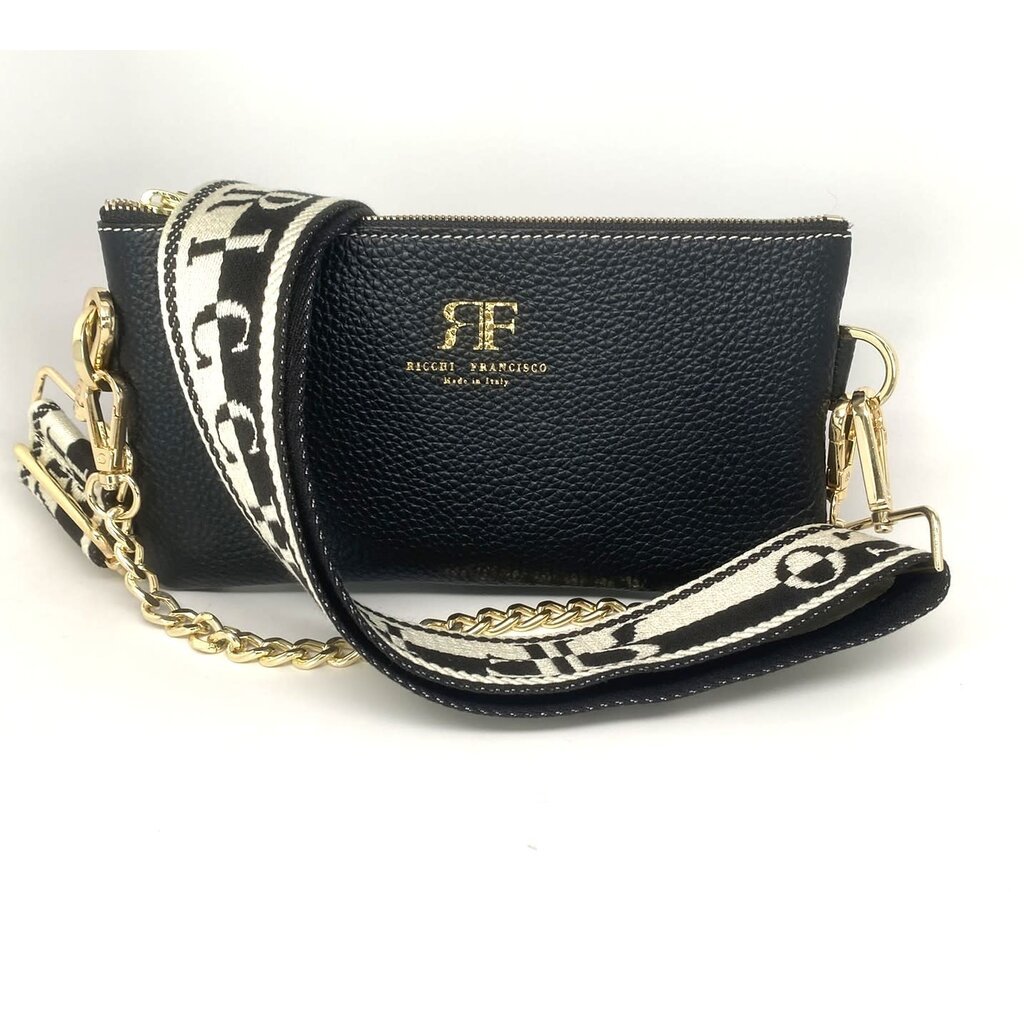 WHRF Italian Leather Crossbody - Nero