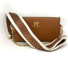 WHRF Italian Leather Crossbody - Marrone
